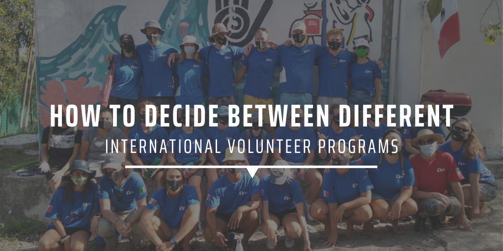 How to decide between different international volunteer programs GVI SA